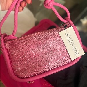 Jules kae Pink Rhinestone Women's Bag